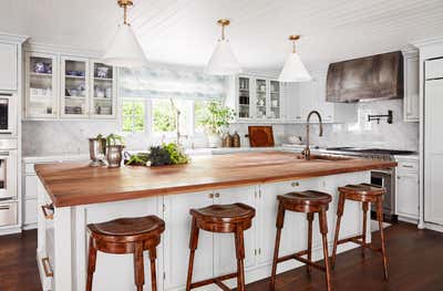  English Country Family Home Kitchen. California Georgian by Lisa Queen Design.