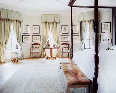  English Country Bedroom. Rollinson House  by Eddie Lee Inc..