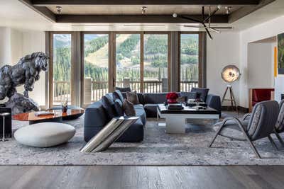  Eclectic Vacation Home Living Room. Chalet Contemporary  by Ashton Taylor Interiors, LLC.