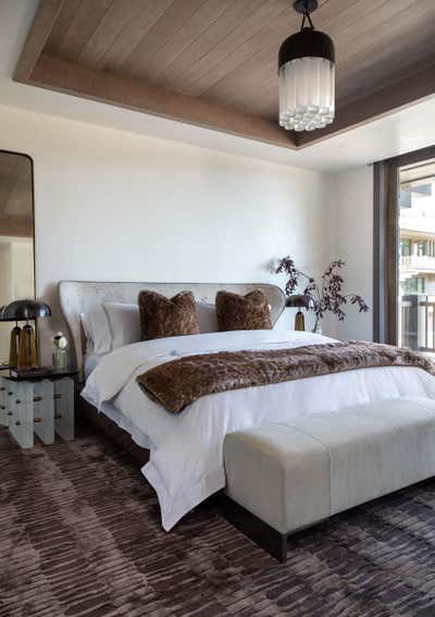  Eclectic Vacation Home Bedroom. Chalet Contemporary  by Ashton Taylor Interiors, LLC.