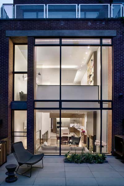 Modern Patio and Deck. West Village Townhouse by DHD Architecture & Interior Design.