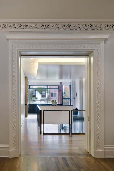  Traditional Apartment Entry and Hall. West Village Townhouse by DHD Architecture & Interior Design.