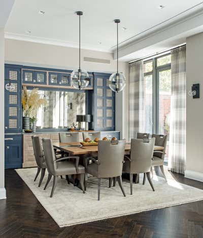  Transitional Family Home Dining Room. west village maisonette - the greenwich lane by Becky Shea Design.