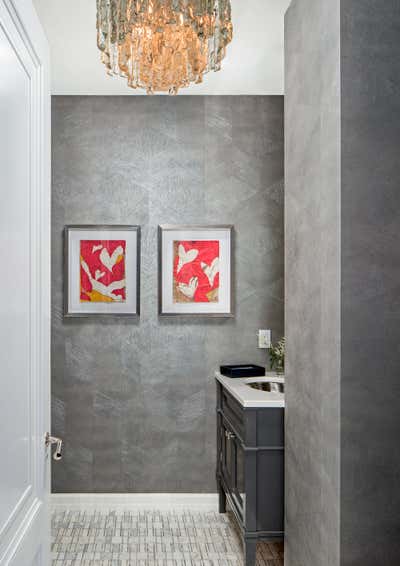  Transitional Family Home Bathroom. west village maisonette - the greenwich lane by Becky Shea Design.