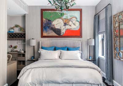  Transitional Family Home Bedroom. west village maisonette - the greenwich lane by Becky Shea Design.