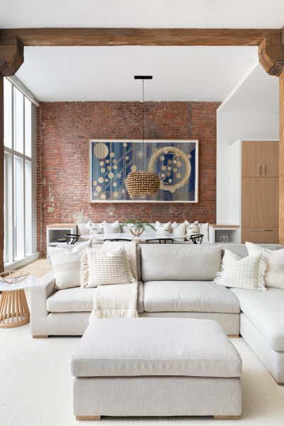  Transitional Apartment Living Room. Dumbo Loft by Chango & Co..