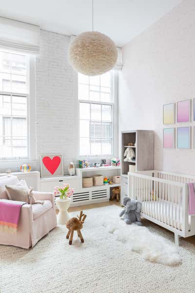 Transitional Apartment Children's Room. Dumbo Loft by Chango & Co..