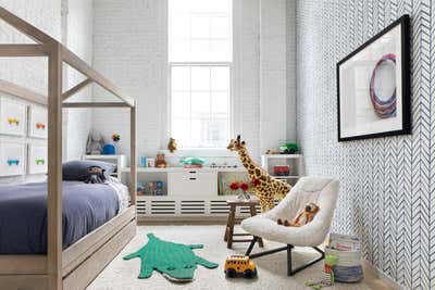  Transitional Apartment Children's Room. Dumbo Loft by Chango & Co..