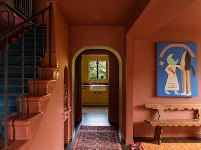  Maximalist Family Home Entry and Hall. Franklin Hills  by Reath Design.