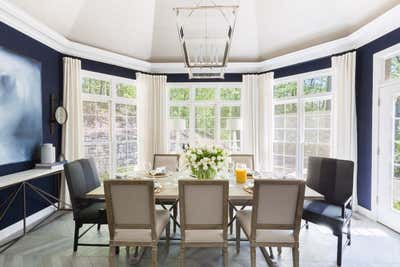  Traditional Transitional Dining Room. Alabama Renovation by Brynn Olson Design Group.