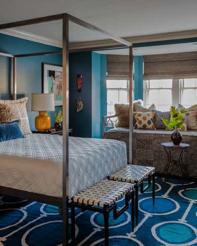  Transitional Apartment Bedroom. Beacon Hill Flat  by Michael Barnum Studio, LLC.