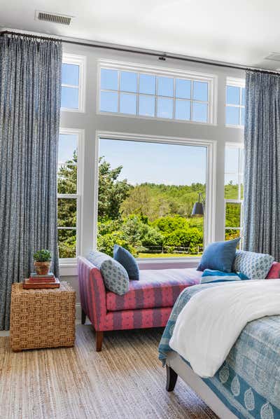  Modern Vacation Home Bedroom. Cape Cod Boathouse by Jennifer Miller Studio.