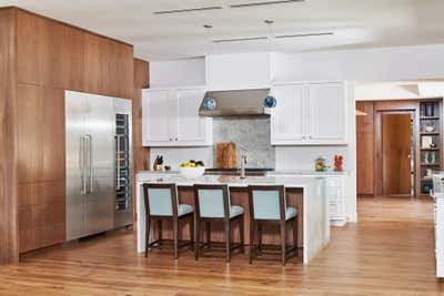  Mid-Century Modern Contemporary Family Home Kitchen. CLOVERLAND by Kelly Ferm.