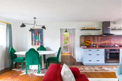  Eclectic Maximalist Bachelor Pad Dining Room. laurel canyon cabin by Black Lacquer Design.