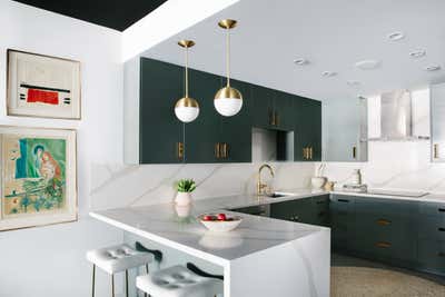  Maximalist Apartment Kitchen. cosmopolitan condo by Black Lacquer Design.