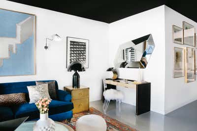  Eclectic Apartment Living Room. cosmopolitan condo by Black Lacquer Design.