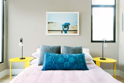  Beach Style Family Home Bedroom. manhattan beach modern by Black Lacquer Design.