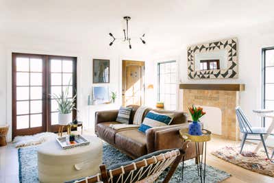  Organic Family Home Living Room. los feliz spanish modern by Black Lacquer Design.