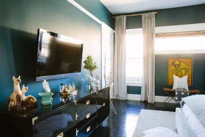  Craftsman Bedroom. colorful craftsman by Black Lacquer Design.