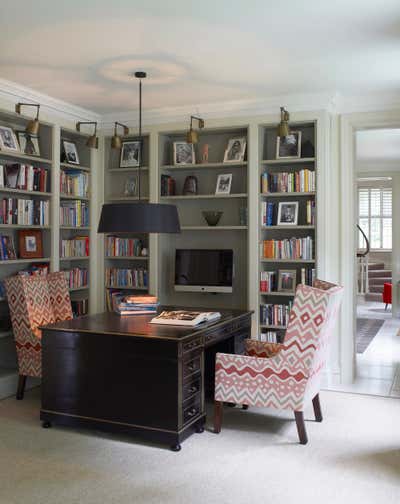 Country Country House Office and Study. Hampshire House by Thorp.