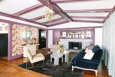  Arts and Crafts Family Home Living Room. arts + crafts glam by Black Lacquer Design.