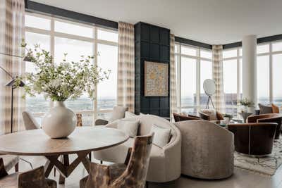 Modern Open Plan. Modern Penthouse by Robin Gannon Interiors.