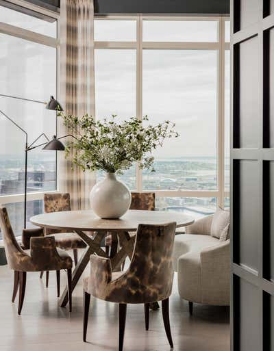  Modern Apartment Dining Room. Modern Penthouse by Robin Gannon Interiors.