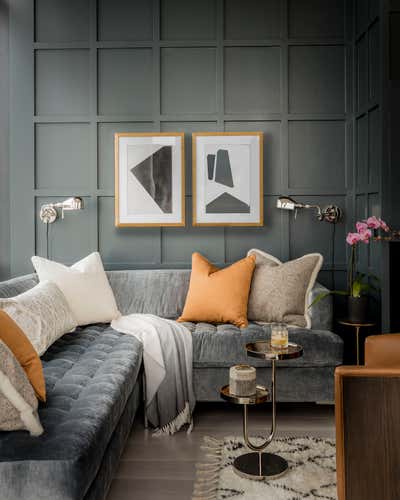 Modern Apartment Living Room. Modern Penthouse by Robin Gannon Interiors.