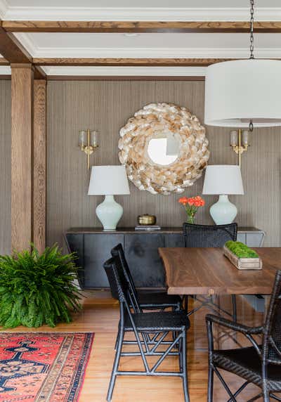  Eclectic Family Home Dining Room. Eclectic Mix by Robin Gannon Interiors.