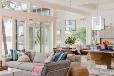  Beach Style Family Home Open Plan. Cape Cod Modern by Robin Gannon Interiors.