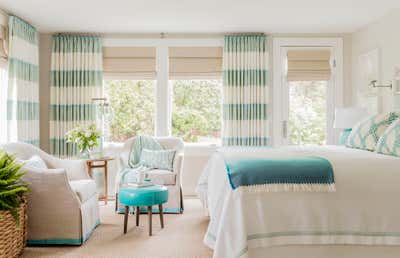 Beach Style Family Home Bedroom. Cape Cod Modern by Robin Gannon Interiors.