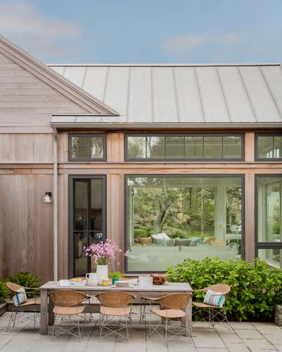  Modern Family Home Patio and Deck. Cape Cod Modern by Robin Gannon Interiors.
