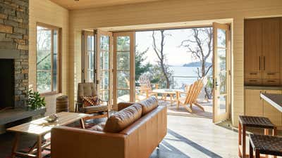  Modern Vacation Home Living Room. Hillside Sanctuary by Hoedemaker Pfeiffer.