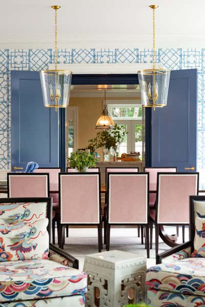  Traditional Family Home Dining Room. Mount Pleasant Street by Page Louisell Design.