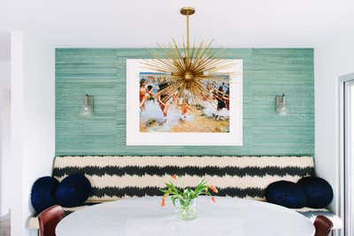  Mid-Century Modern Family Home Dining Room. Hollywood Hills Hideaway by Black Lacquer Design.