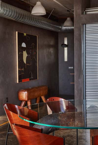  Industrial Dining Room. arts district loft by Andrea Michaelson Design.