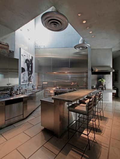  Contemporary Eclectic Family Home Kitchen. beverly hills residence by Andrea Michaelson Design.