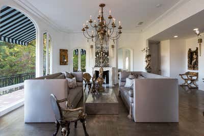  Hollywood Regency Family Home Living Room. Hollywood Remodel Project by Andrea Michaelson Design.