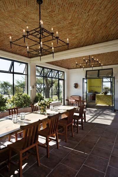  Contemporary Vacation Home Dining Room. Casa San Miguel de Allende - Mexico House by DHD Architecture & Interior Design.