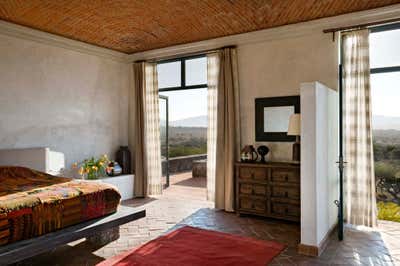 Contemporary Vacation Home Bedroom. Casa San Miguel de Allende - Mexico House by DHD Architecture & Interior Design.