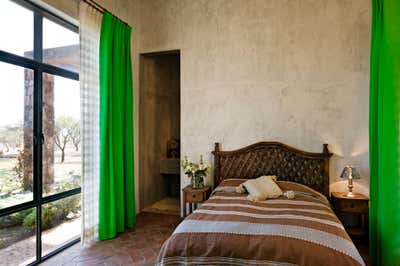  Rustic Vacation Home Bedroom. Casa San Miguel de Allende - Mexico House by DHD Architecture & Interior Design.