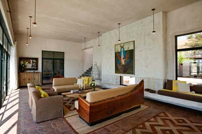  Contemporary Vacation Home Living Room. Casa San Miguel de Allende - Mexico House by DHD Architecture & Interior Design.