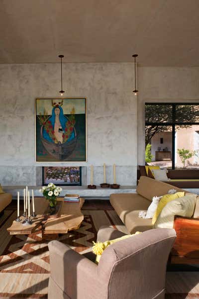  Contemporary Vacation Home Living Room. Casa San Miguel de Allende - Mexico House by DHD Architecture & Interior Design.