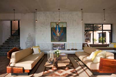  Organic Vacation Home Living Room. Casa San Miguel de Allende - Mexico House by DHD Architecture & Interior Design.