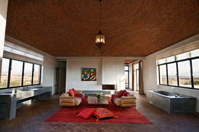 Contemporary Vacation Home Bedroom. Casa San Miguel de Allende - Mexico House by DHD Architecture & Interior Design.