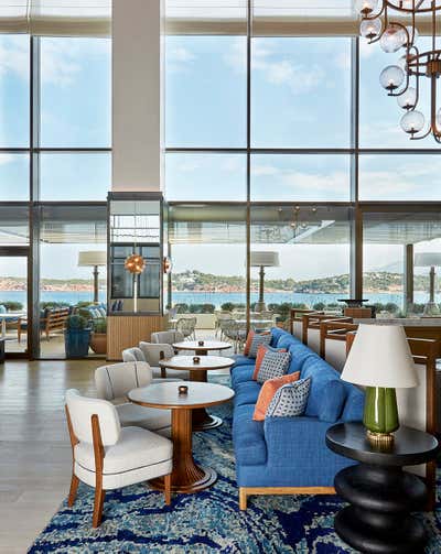  Contemporary Restaurant Lobby and Reception. Four Seasons Astir Palace by Martin Brudnizki Design Studio.