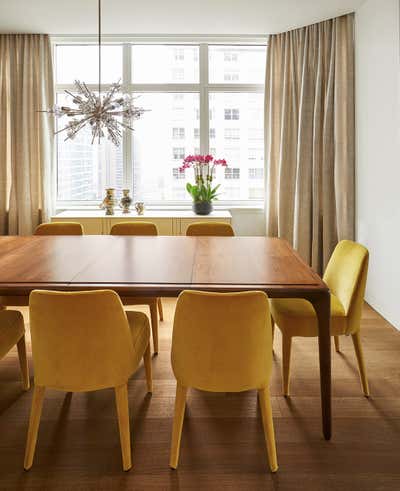  Contemporary Apartment Dining Room. Midtown Apartment by 1100 Architect.