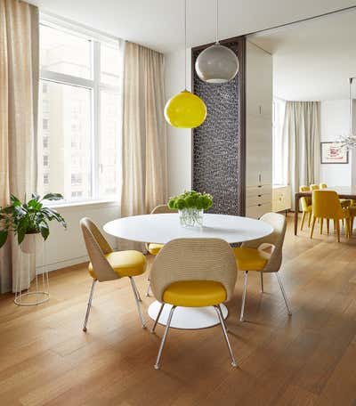  Contemporary Apartment Dining Room. Midtown Apartment by 1100 Architect.