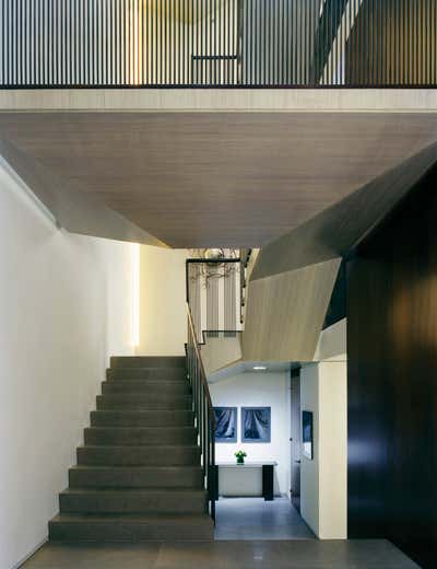  Minimalist Family Home Entry and Hall. House on the Upper East Side by 1100 Architect.