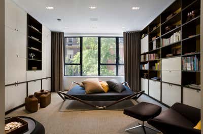  Contemporary Family Home Office and Study. House on the Upper East Side by 1100 Architect.